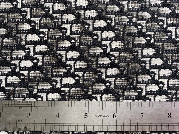 Dior fabric black with little pattern