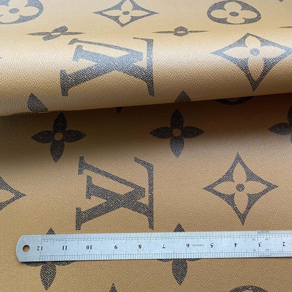 Louis Vuitton Leather Fabric Light Brown