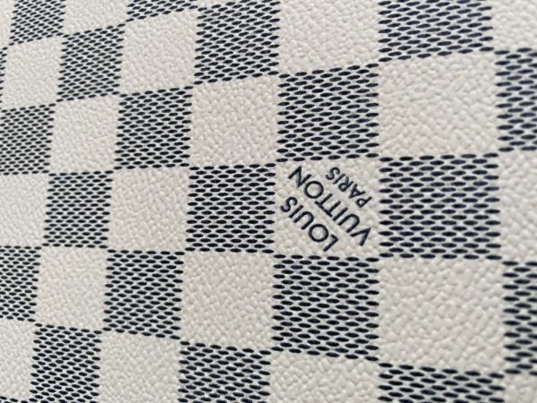 Damier Azur Leather Fabric