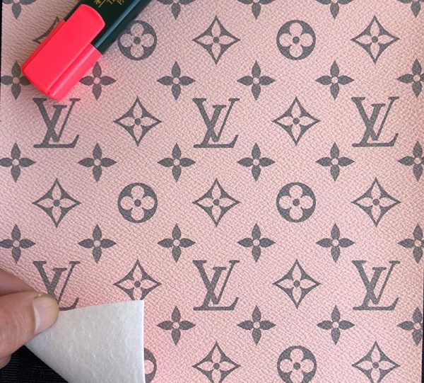 Louis Vuittton Leather Fabric Pink