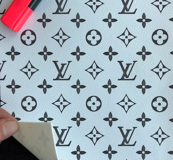 Louis Vuitton Leather Fabric White