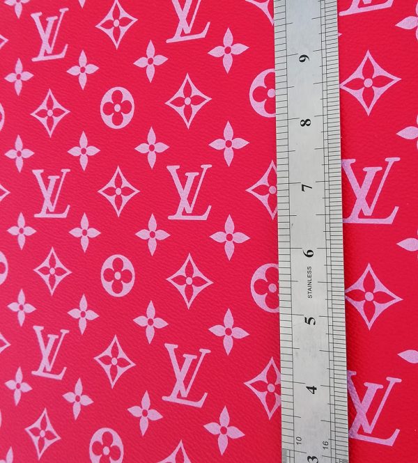 Louis Vuitton Leather Fabric Red