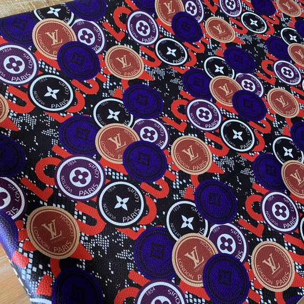 louis vuitton leather fabric by the yard