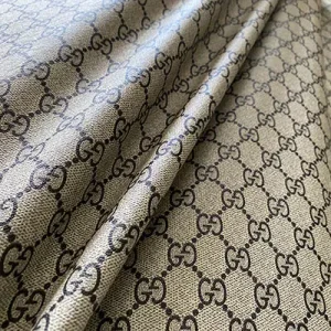 gucci elastic 4 way stretching vinyl leather material by the yard for clothing