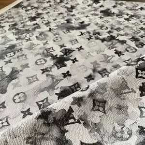 LV White Watercolor Fabric by the yard | Louis Vuitton Watercolor print Vinyl