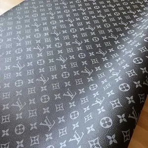 louis vuitton leather fabric black