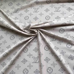 light brown louis vuitton thin poplin cotton fabric for clothing
