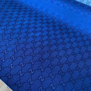 navy blue gucci jacquard fabric for covering, bags or upholstery
